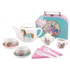 Tea Set Porcelain 13pc - Unicorn